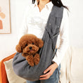 Load image into Gallery viewer, Hands-Free Pet Sling Carrier with Pocket | Soft Shoulder Bag for Small Dogs & Cats