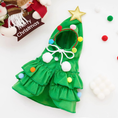 Load image into Gallery viewer, Christmas Tree Pet Cloak with Hood