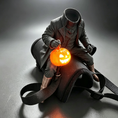 Load image into Gallery viewer, Headless Horseman Rider Pet Costume