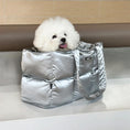 Load image into Gallery viewer, Glossy Padded Pet Carrier Bag | Lightweight Travel Tote for Cats & Small Dogs