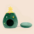 Load image into Gallery viewer, Christmas Tree Semi-Enclosed Cozy Cat House