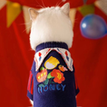 Load image into Gallery viewer, Clown Costume Cat Sweater with Pom-Poms – Warm Knitted Cat Outfit for Fall & Winter