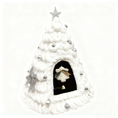 Load image into Gallery viewer, DIY Christmas Tree Cat House Kit – Felt Pet Bed with Ornaments | Build-Your-Own Christmas Hideaway for Cats & Kittens