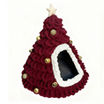 Load image into Gallery viewer, DIY Christmas Tree Cat House Kit – Felt Pet Bed with Ornaments | Build-Your-Own Christmas Hideaway for Cats & Kittens