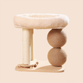Load image into Gallery viewer, 5-in-1 Cat Climbing Frame with Plush Nest and Sisal Poles – Stable Modern Cat Tree for Sleeping, Scratching, and Play