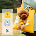 Load image into Gallery viewer, Canvas Pet Shoulder Tote with Peek-Head Opening – Cute Travel Bag for Cats & Small Dogs