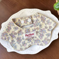 Load image into Gallery viewer, Pastel floral pet collar styled on white plate with feminine aesthetic