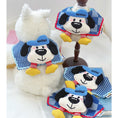 Load image into Gallery viewer, GraviPaw Denim Dog Bandana Bib Red Contrast Stitching Detail