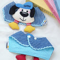 Load image into Gallery viewer, GraviPaw WOW Pup 3D Plush Doll Detail – Stripe Denim Bandana