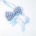 Load image into Gallery viewer, Blue Plaid Pet Dress with Bow
