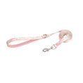 Load image into Gallery viewer, Peach pink fruit print dog leash with metal clasp close-up