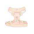 Load image into Gallery viewer, Back view of peach pink breathable mesh dog harness with soft padding