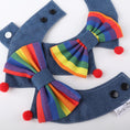 Load image into Gallery viewer, Small dog cute rainbow collar lifestyle