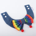 Load image into Gallery viewer, Rainbow bandana collar style B unique pattern