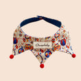 Load image into Gallery viewer, reversible cotton pet bandana collar circus pattern