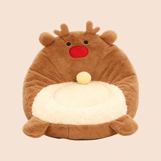 Christmas Reindeer Pet Bed – Cozy Holiday Pet Gift