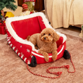 Load image into Gallery viewer, Gravipaw Christmas Sleigh Pet Bed
