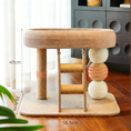 Load image into Gallery viewer, Indoor Cat Climbing Frame with Ladder and Grab Poles – Minimalist Modern Cat Tree Tower
