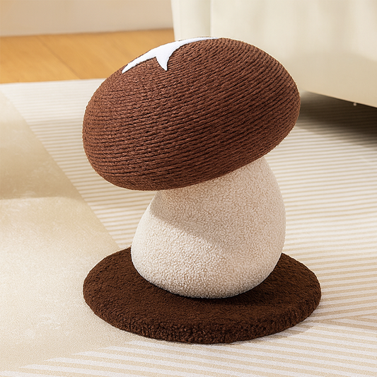 Mushroom Cat Scratching Post – Cute and Durable Cat Claw Toy