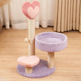 Load image into Gallery viewer, Plush Heart Cat Tower | Soft Multi-Level Scratching Post & Cozy Rest Bed for Cats
