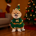 Load image into Gallery viewer, Christmas Tree Pet Costume – Cute Holiday Outfit for Dogs & Cats | Festive Christmas Pet Clothes (S–L)
