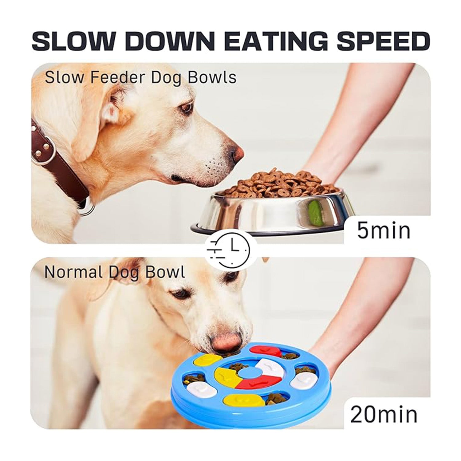 Interactive Dog Puzzle Feeder Toy | IQ Training & Slow Feeding Game for Boredom Relief by GraviPaw