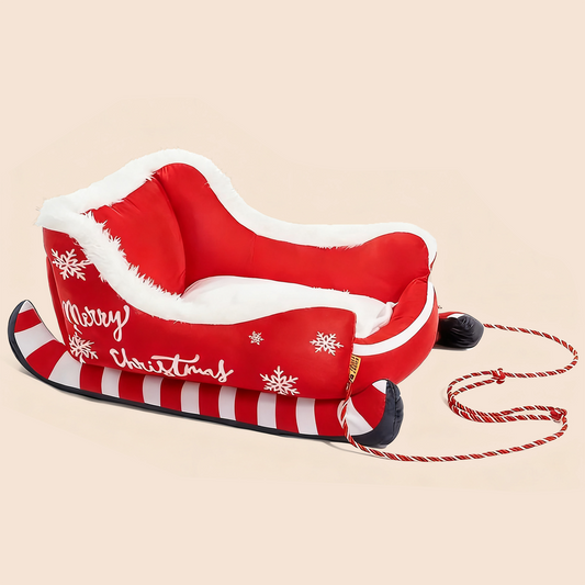 Gravipaw Christmas Sleigh Pet Bed