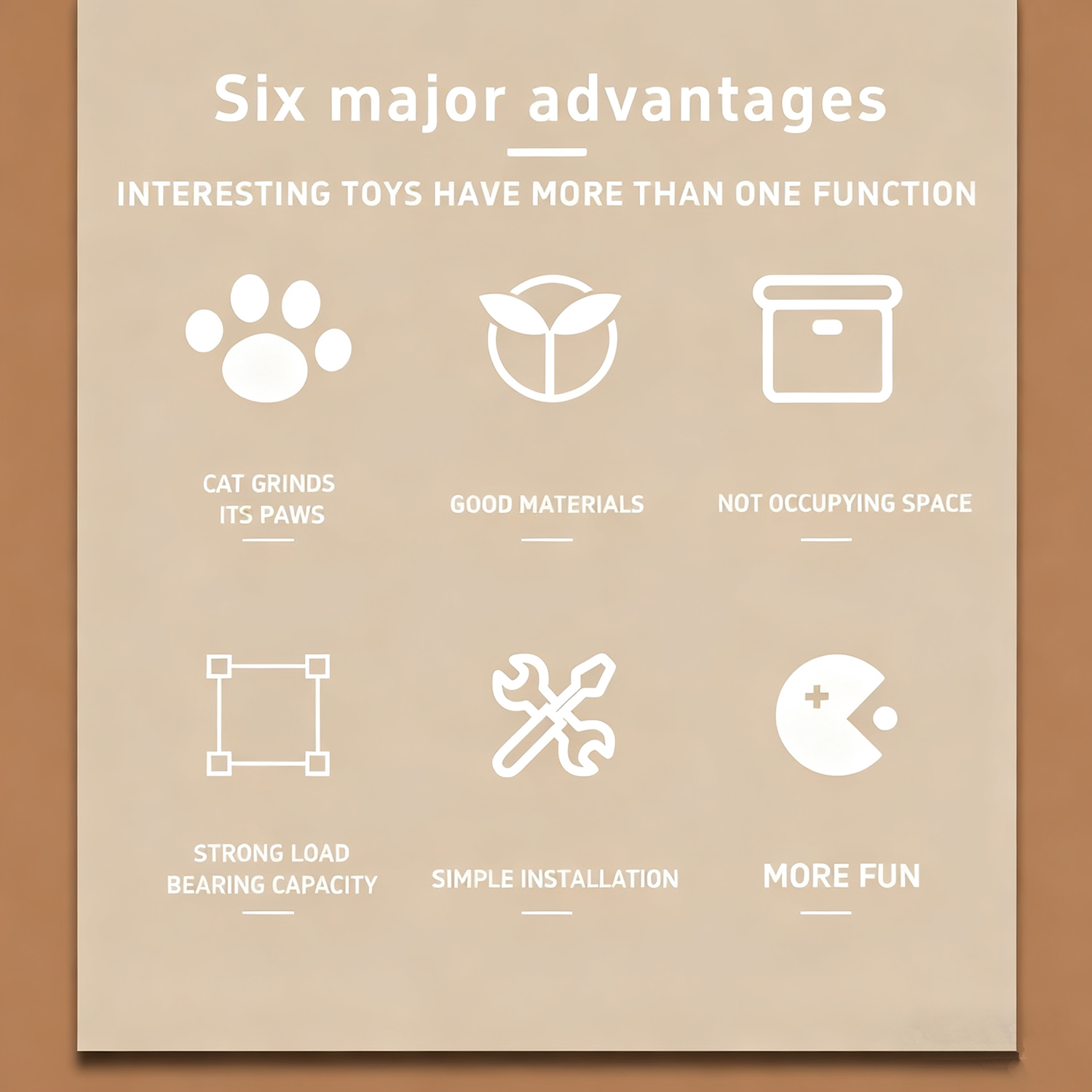 5-in-1 Cat Climbing Frame with Plush Nest and Sisal Poles – Stable Modern Cat Tree for Sleeping, Scratching, and Play