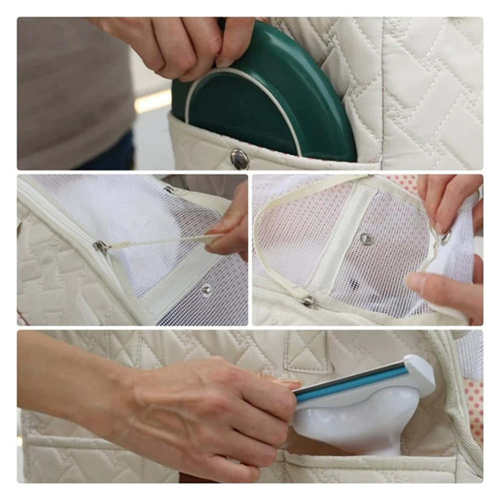 Breathable Pet Carrier Tote Bag for Cats and Small Dogs – Lightweight Travel Shoulder Bag with Safety Buckle