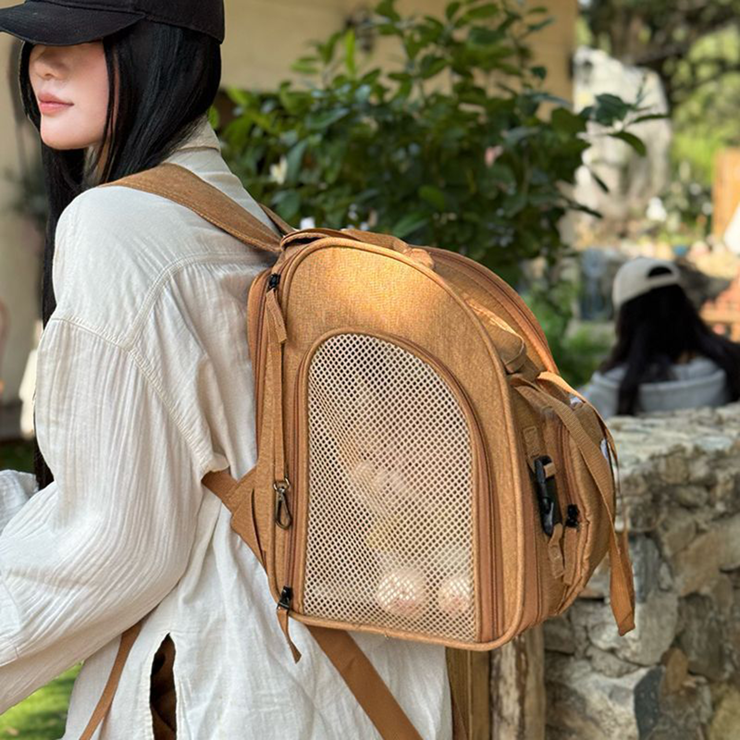 Expandable Large-Space Travel Pet Carrier Bag – Single Shoulder or Handbag for Cats & Small Dogs