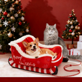 Load image into Gallery viewer, Gravipaw Christmas Sleigh Pet Bed
