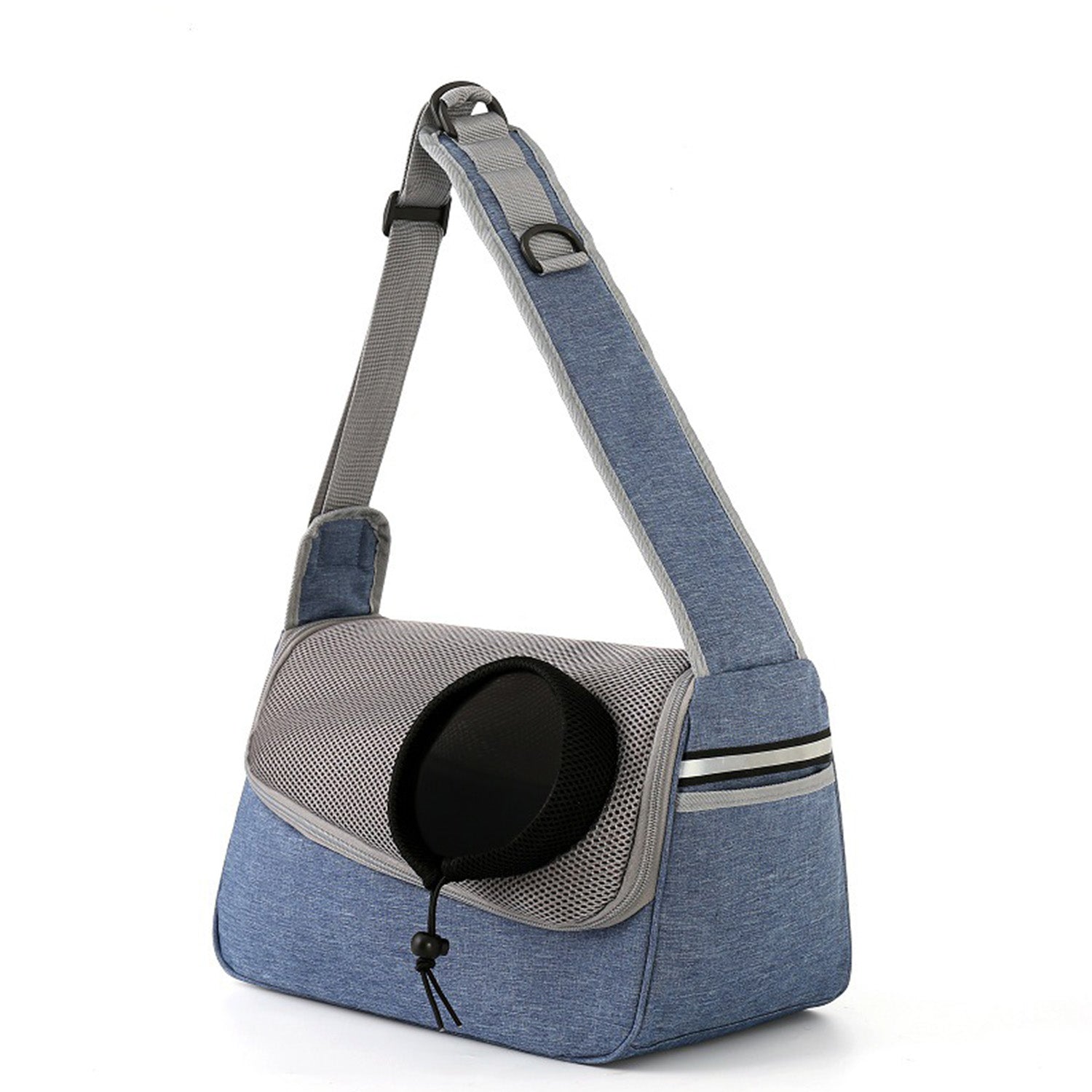 Breathable Oxford Pet Shoulder Carrier | Crossbody Sling Bag for Cats & Dogs