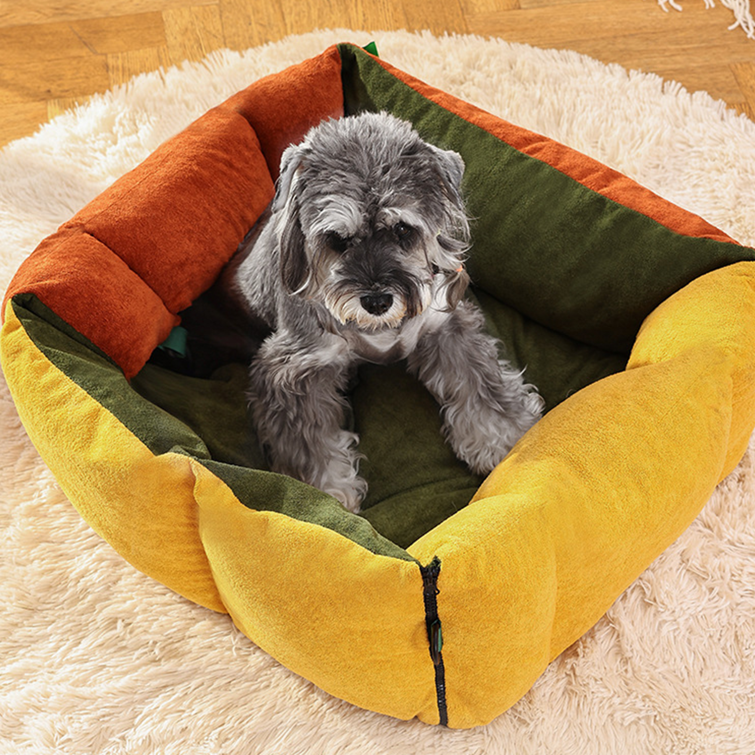 2-in-1 Pet Car Seat Bed