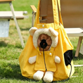 Load image into Gallery viewer, Roomy Bear Canvas Pet Carrier Tote
