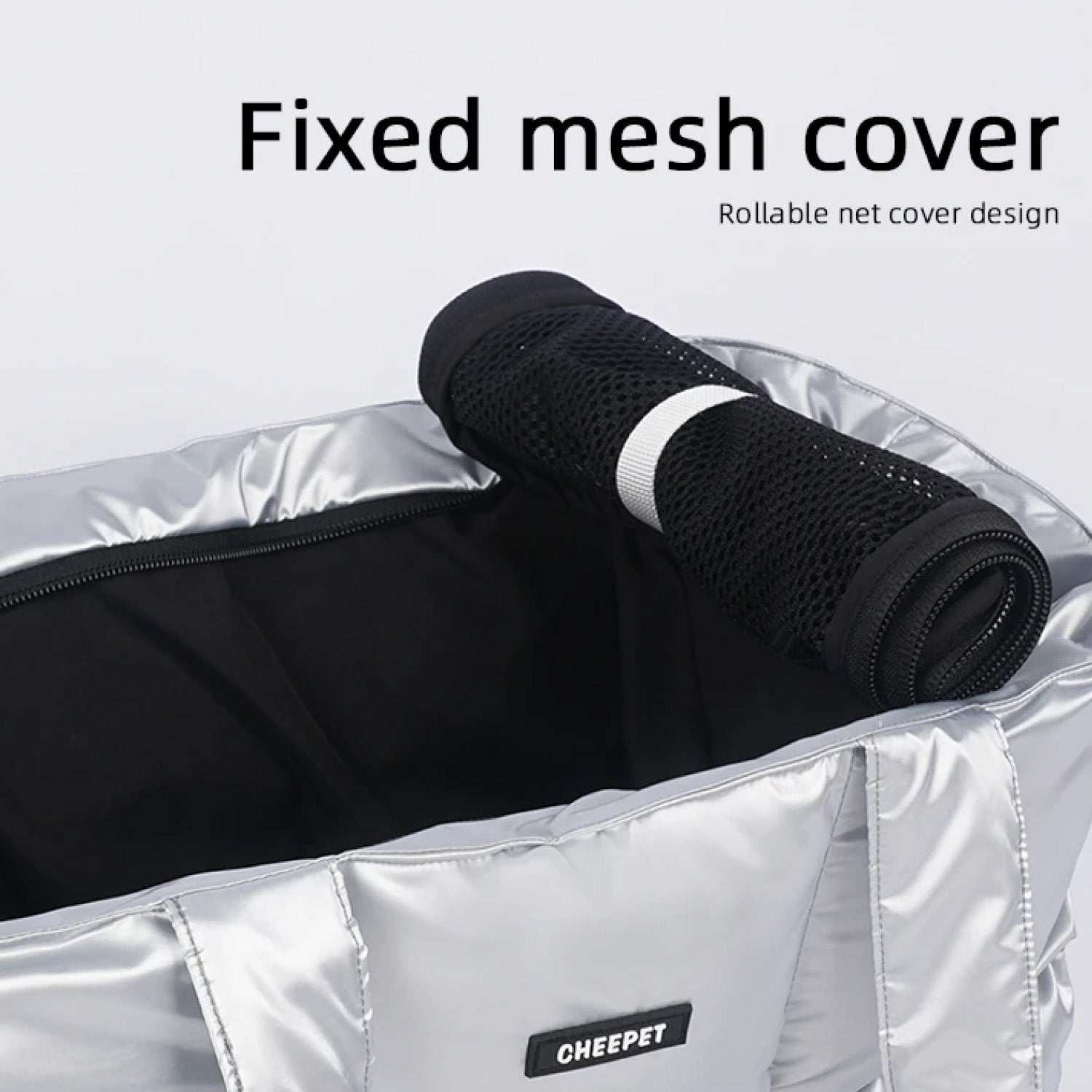 Glossy Padded Pet Carrier Bag | Lightweight Travel Tote for Cats & Small Dogs