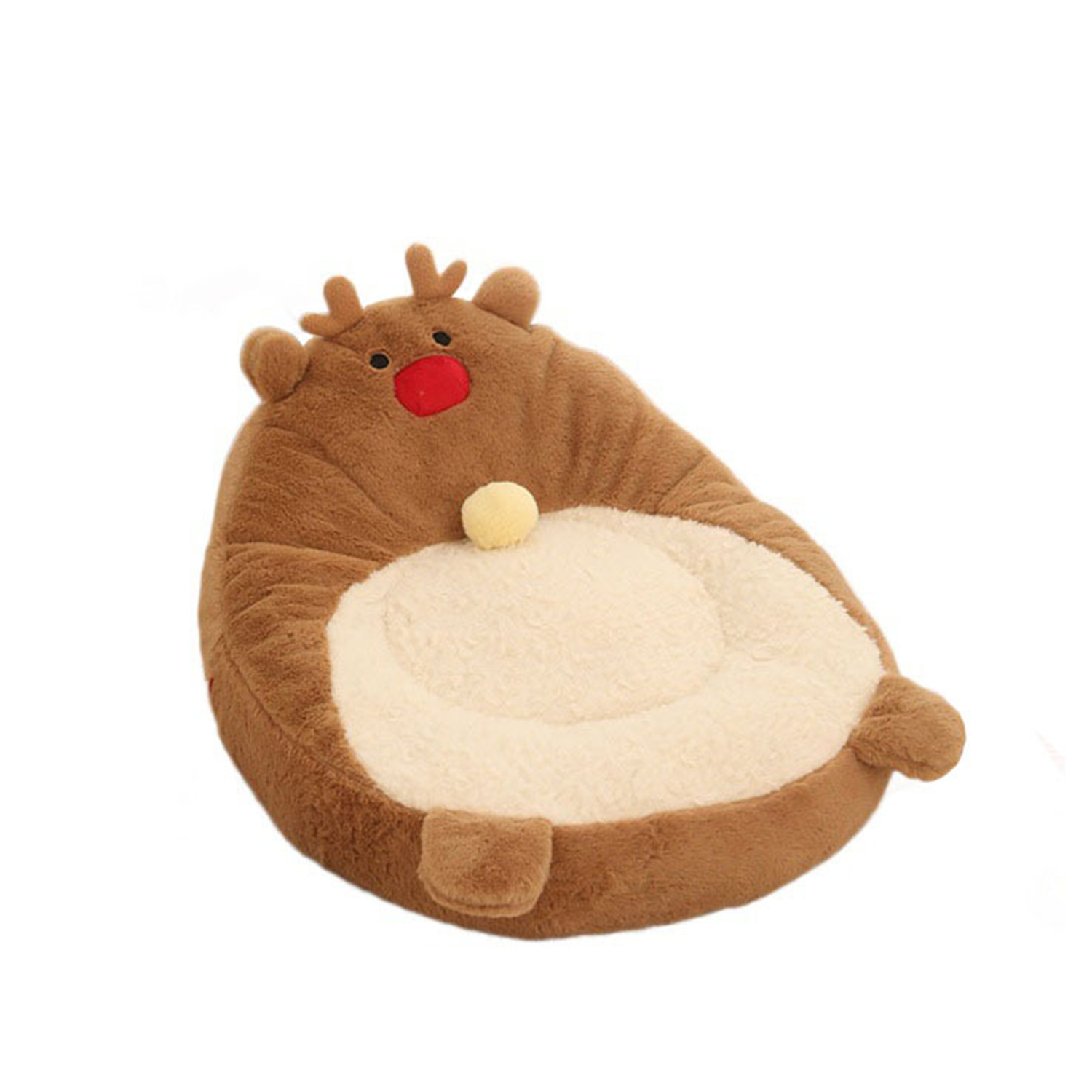 Christmas Reindeer Pet Bed – Cozy Holiday Pet Gift