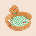 Load image into Gallery viewer, Gingerbread Hug Pet Sofa Bed | Cozy Christmas Couch for Cats & Dogs
