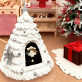 Load image into Gallery viewer, DIY Christmas Tree Cat House Kit – Felt Pet Bed with Ornaments | Build-Your-Own Christmas Hideaway for Cats & Kittens
