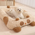 Load image into Gallery viewer, Panda Pet Sleeping Bed with Raised Edges
