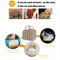 Load image into Gallery viewer, 2-in-1 Foldable Pet Bed Carrier – Oxford Fabric Travel Nest for Cats & Small Dogs
