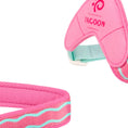 Load image into Gallery viewer, Close-up of pink breathable mesh fabric and matching leash detail
