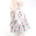 Load image into Gallery viewer, Layered Ruffle Floral Pet Dress – Rabbits, Cats & Small Dog Clothing
