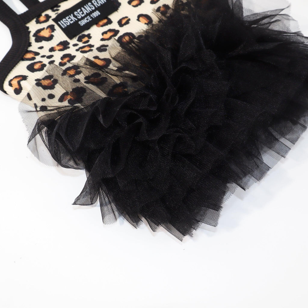 Leopard Tutu Pet Dress – Stylish Outfit for Rabbits, Cats & Small Dogs