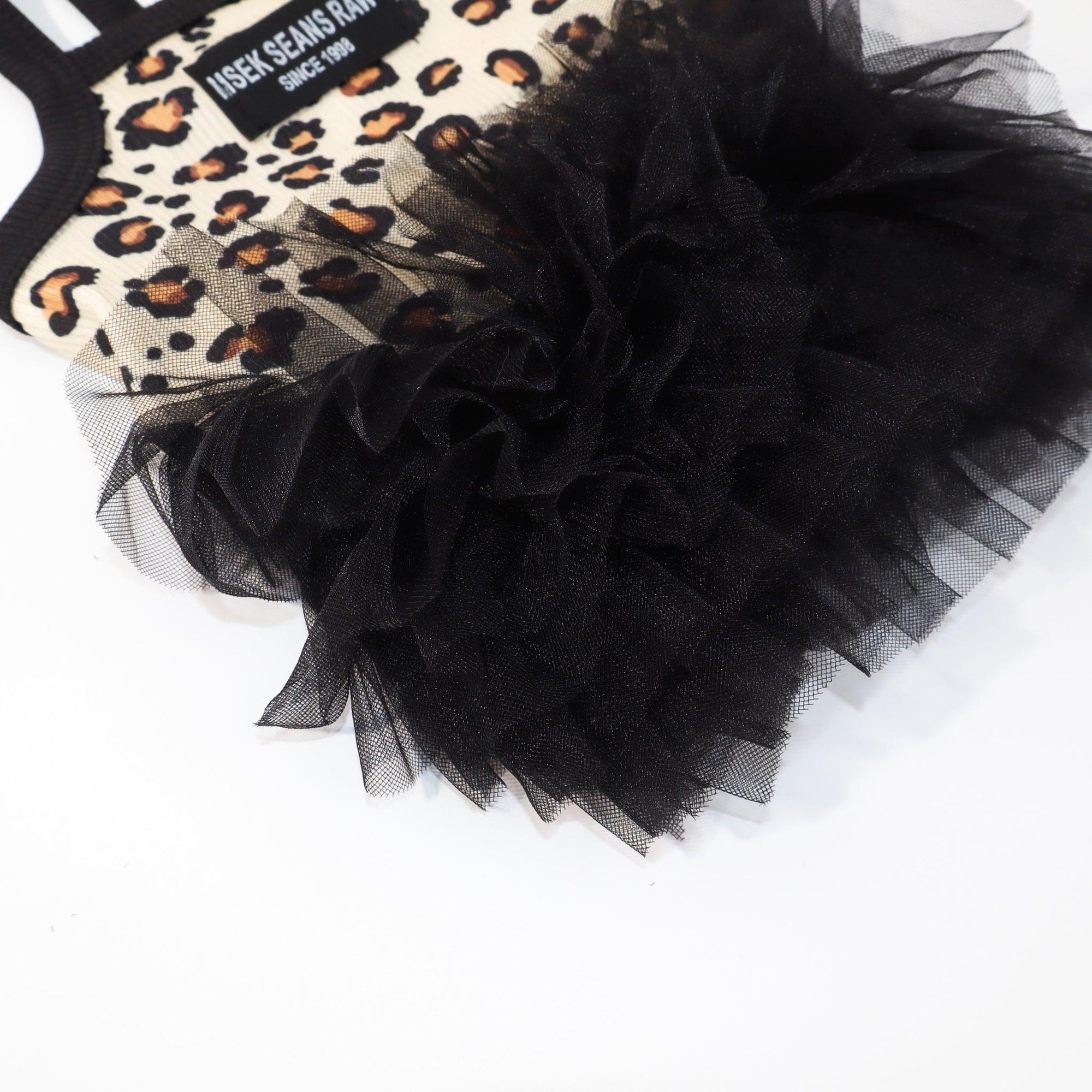 Leopard Tutu Pet Dress – Stylish Outfit for Rabbits, Cats & Small Dogs