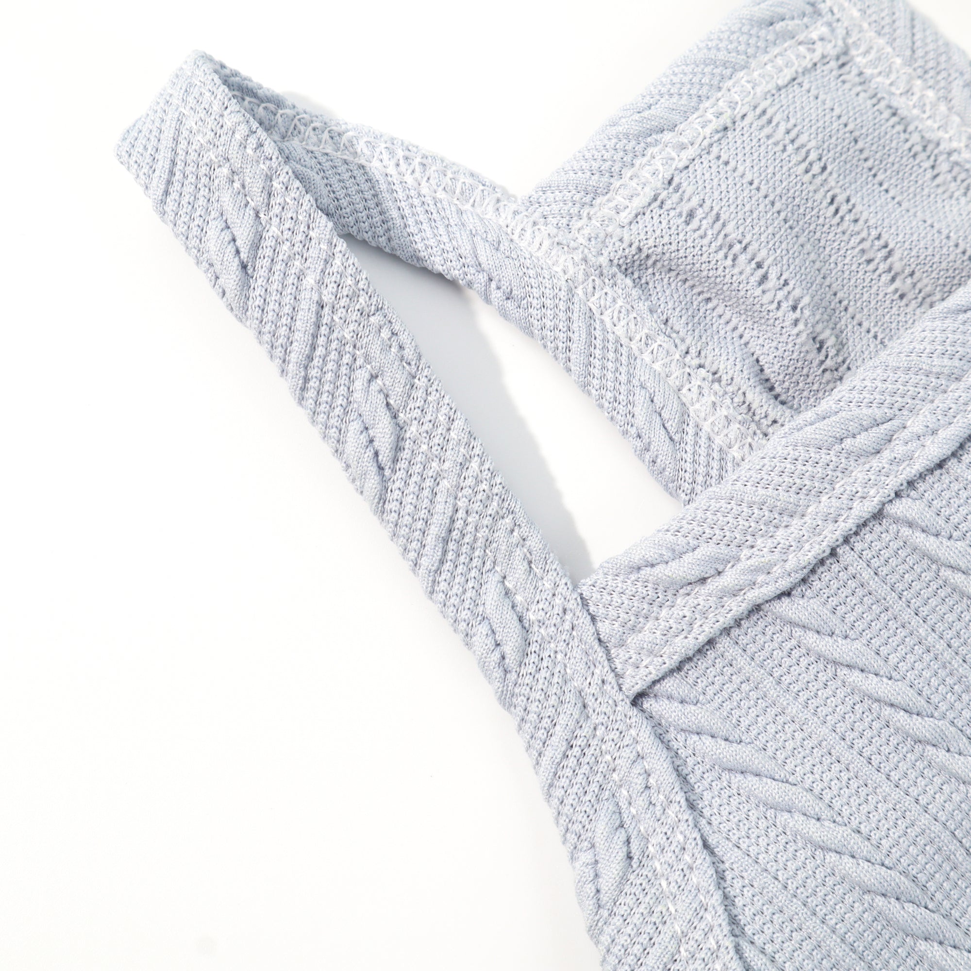 Blue Knit Lace Pet Dress – Cute Outfit for Rabbits, Cats & Small Dogs