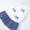 Load image into Gallery viewer, Stylish Plaid Bow Pet Dress – Cute Outfit for Small Dogs, Cats & Rabbits

