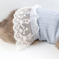 Load image into Gallery viewer, Blue Knit Lace Pet Dress – Cute Outfit for Rabbits, Cats & Small Dogs
