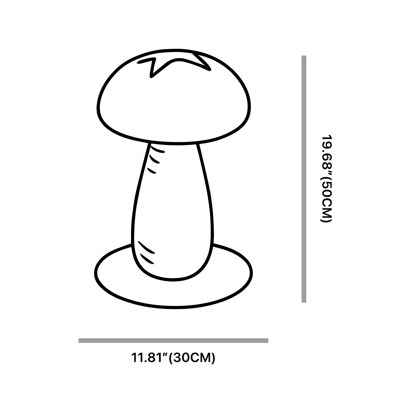 Mushroom Cat Scratching Post – Cute and Durable Cat Claw Toy