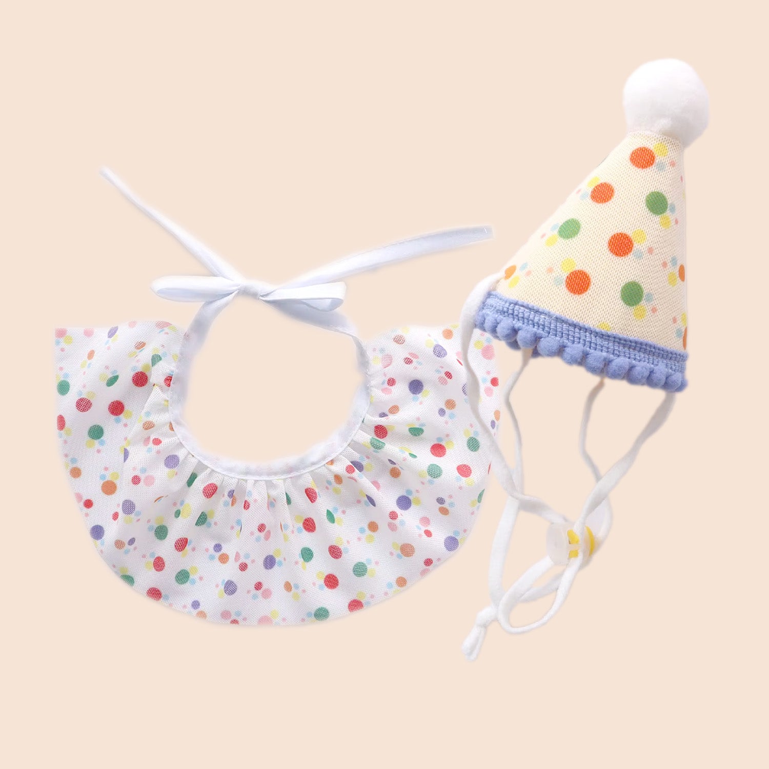 pet birthday hat and scarf set for cats and small dogs colorful party outfit
